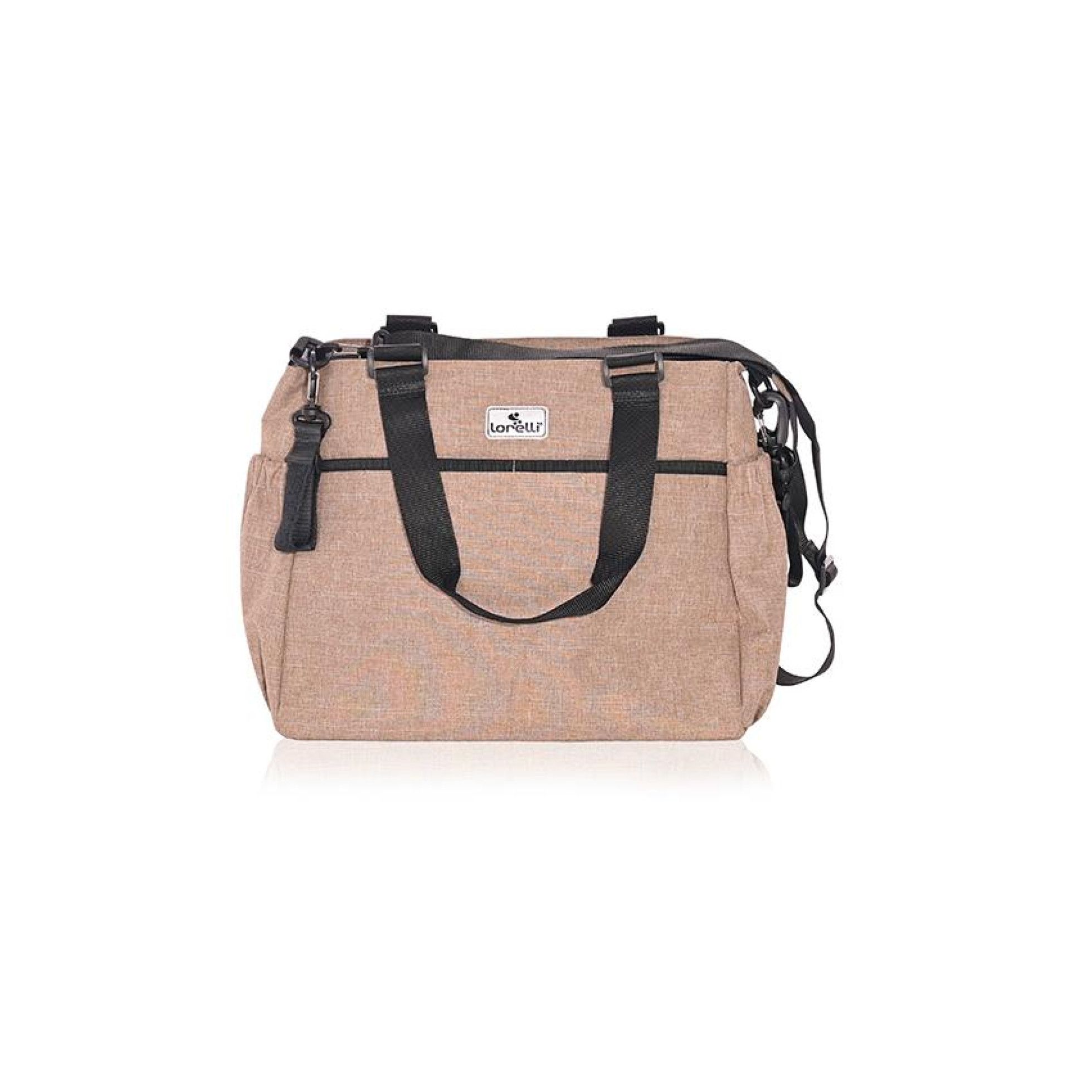 Geanta accesorii bebelusi Maya, compartimentata, Beige - Lorelli 3