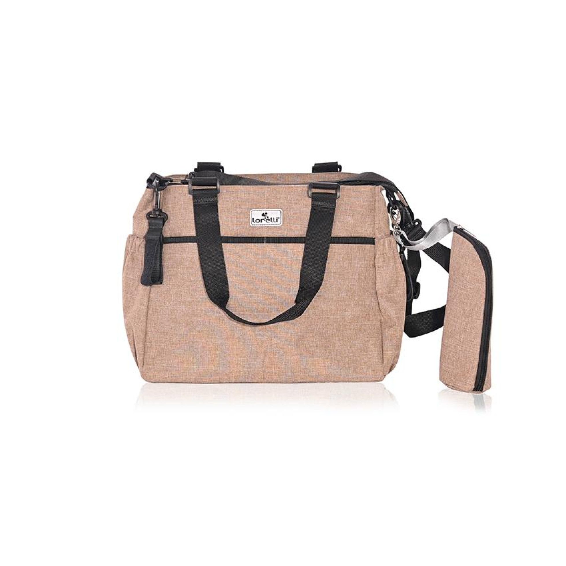 Geanta accesorii bebelusi Maya, compartimentata, Beige - Lorelli 4