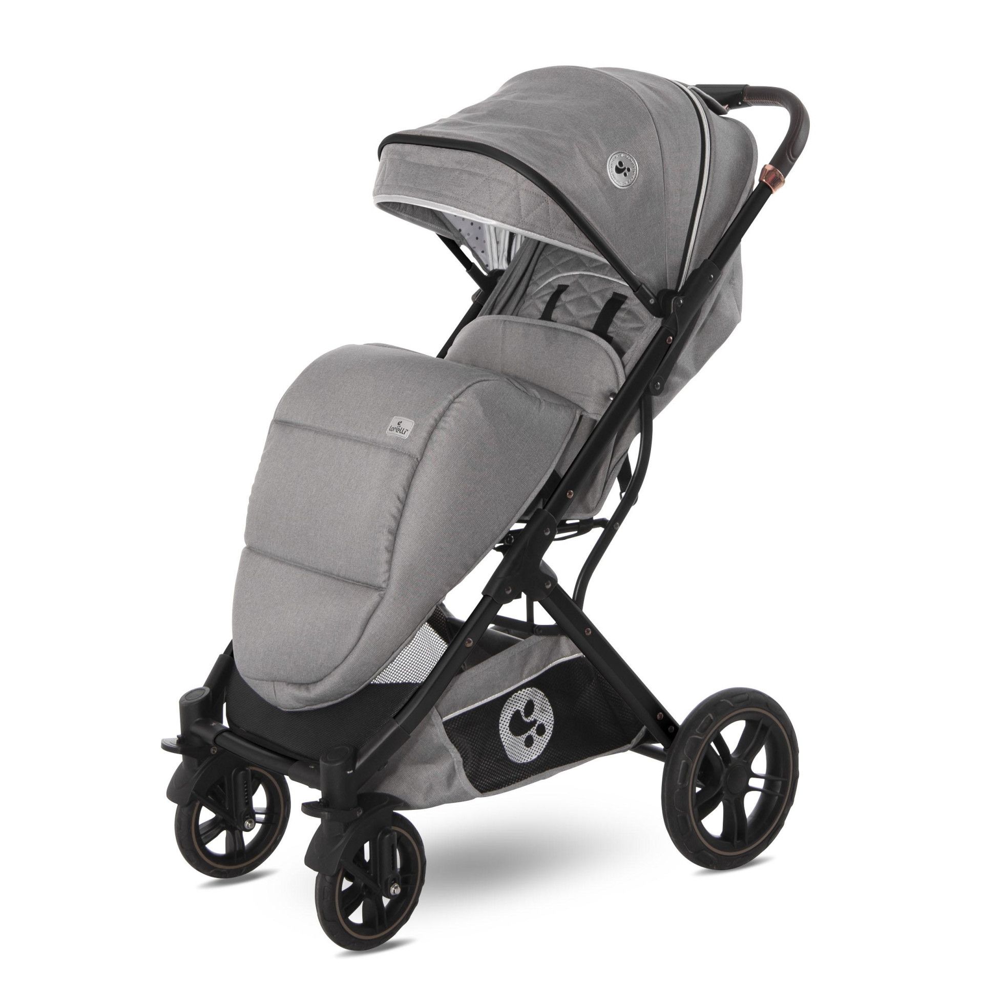 Carucior Set, Storm, pana la 22 kg, cos auto inclus, cadru aluminiu, Opaline Grey - Lorelli 3