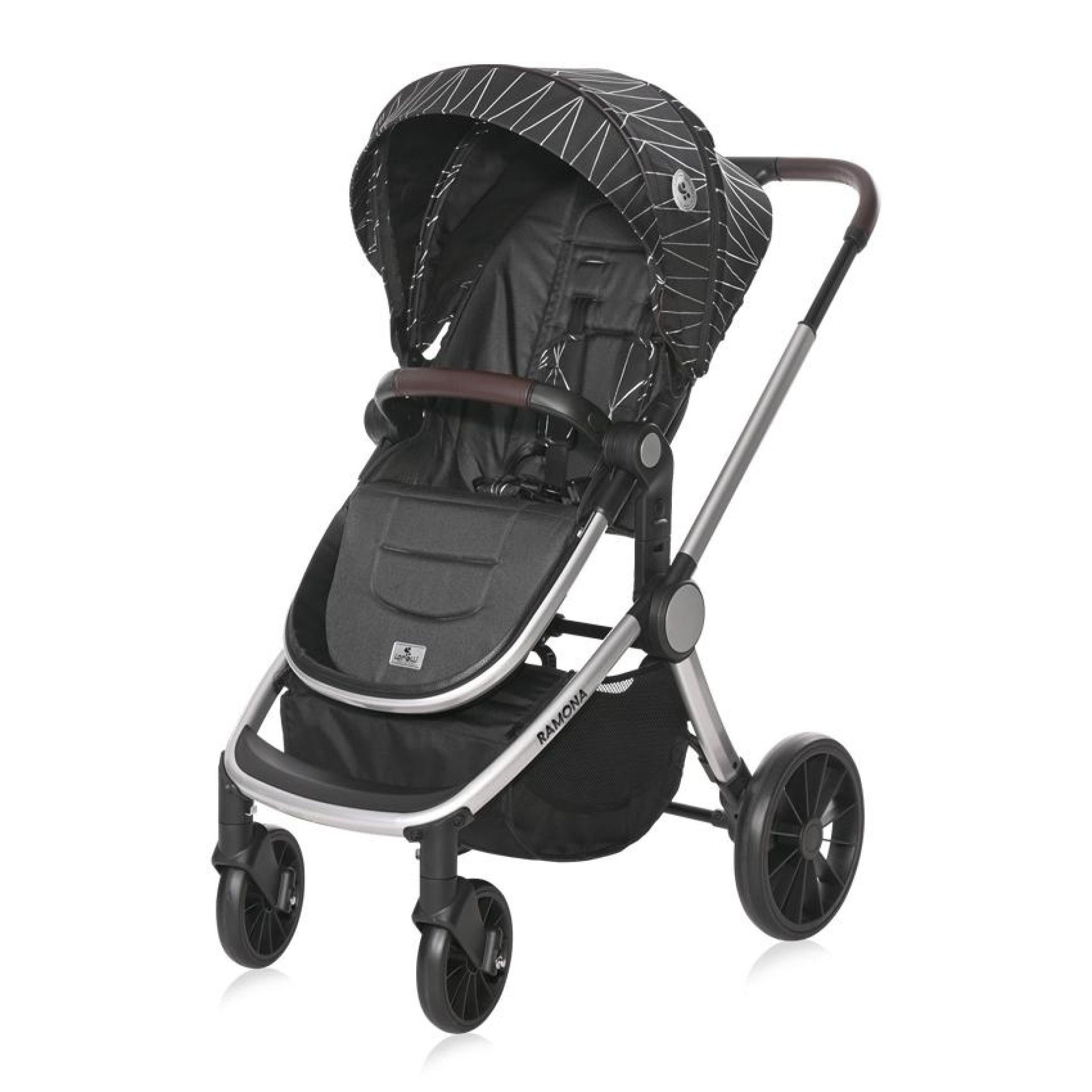 Carucior Set 3 in 1, Ramona, Silver Stripe - Lorelli 4