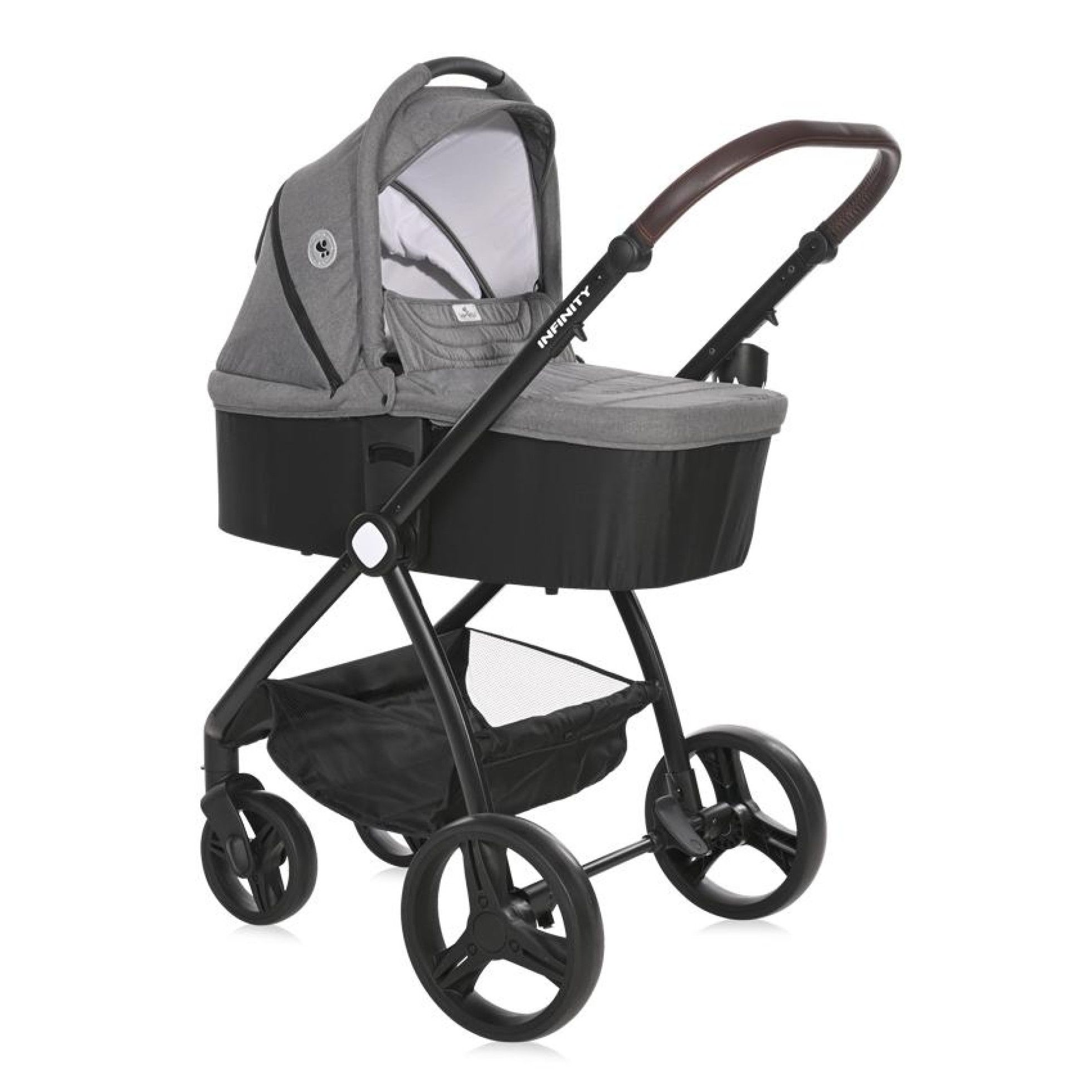 Carucior Set 3 in 1, Infinity, pana la 22 kg, Glacier Grey - Lorelli 2