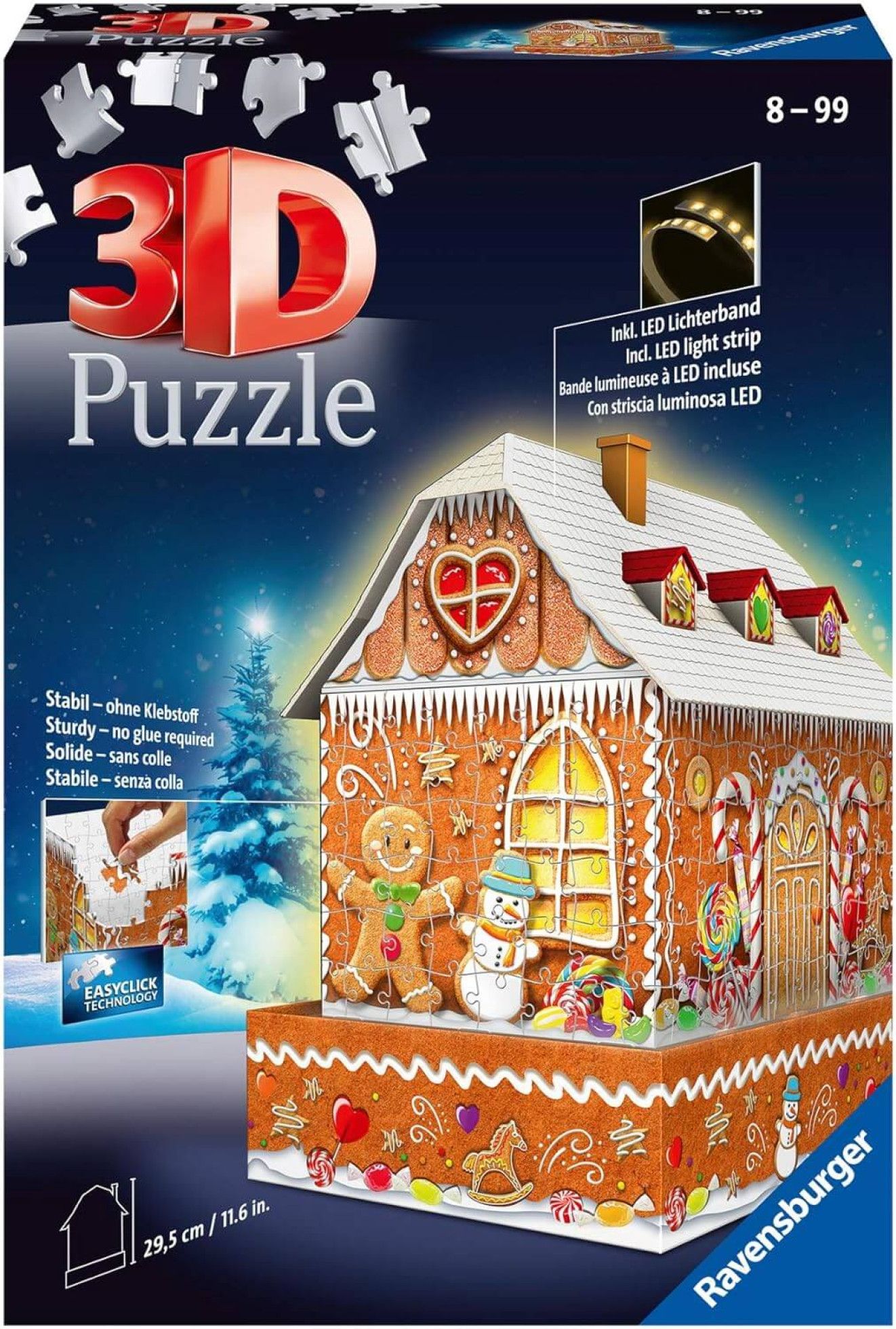 Puzzle 3D casa de turta dulce - Ravensburger 1