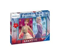 Puzzle gigant de podea Frozen II Elsa & Anna, 60 piese - Ravensburger