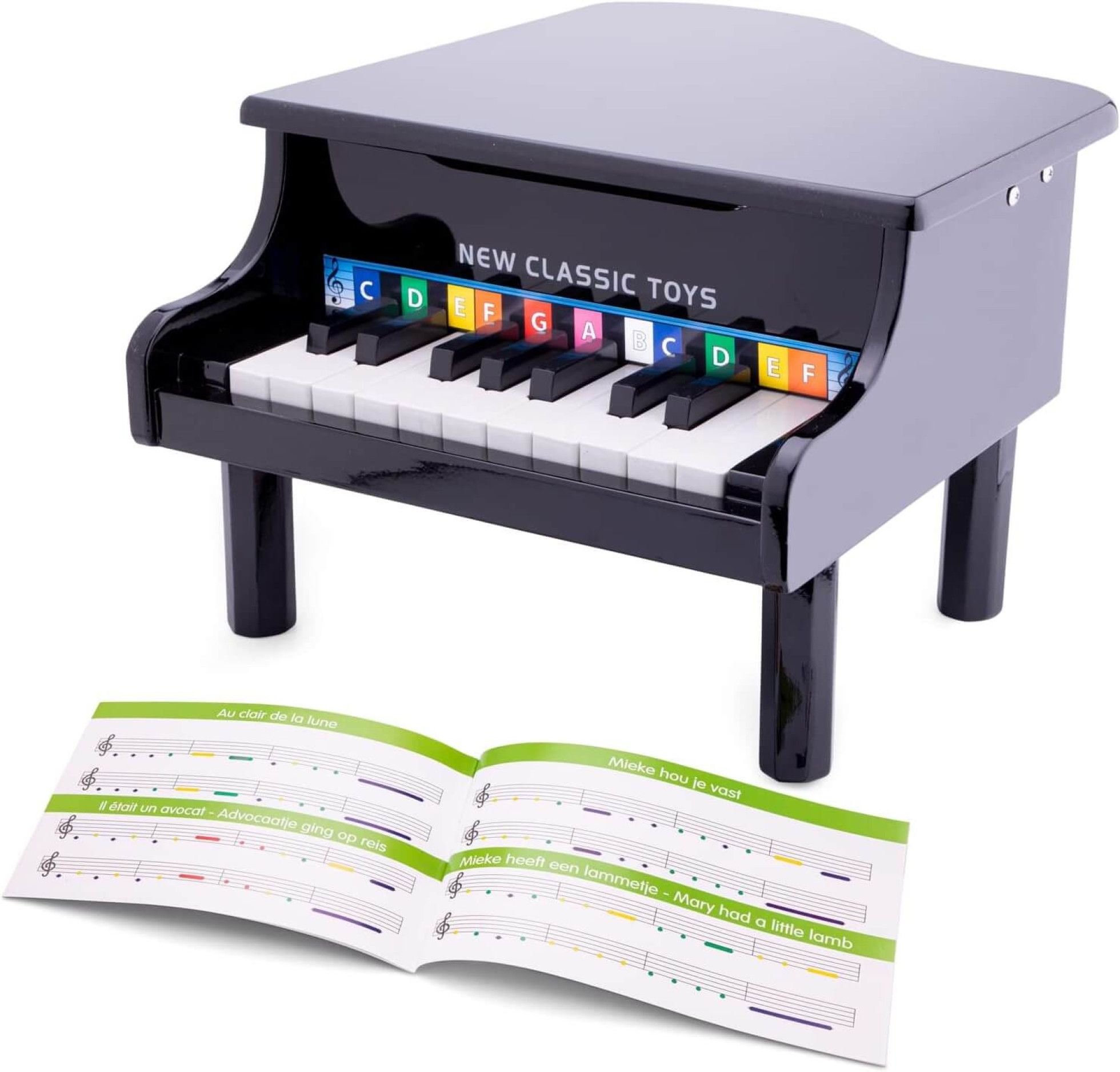 Pian 'Grand Piano' - Negru - New Classic Toys 1