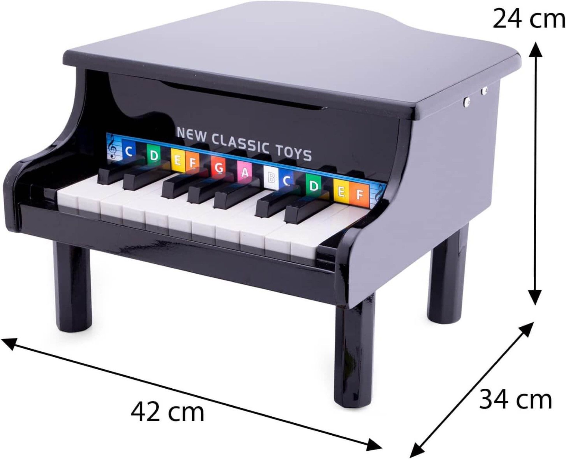 Pian 'Grand Piano' - Negru - New Classic Toys 2