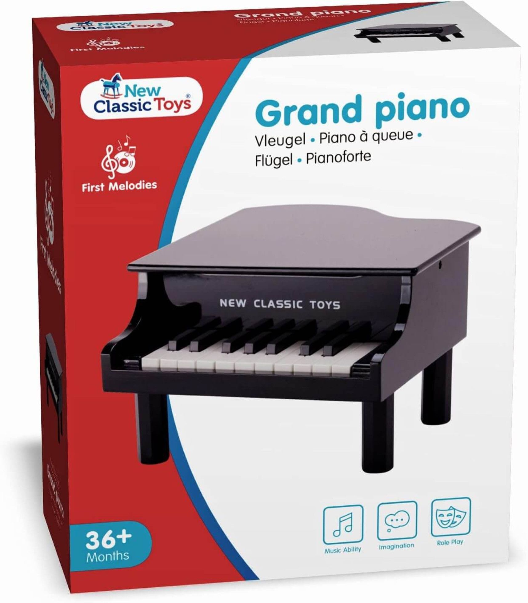 Pian 'Grand Piano' - Negru - New Classic Toys 7