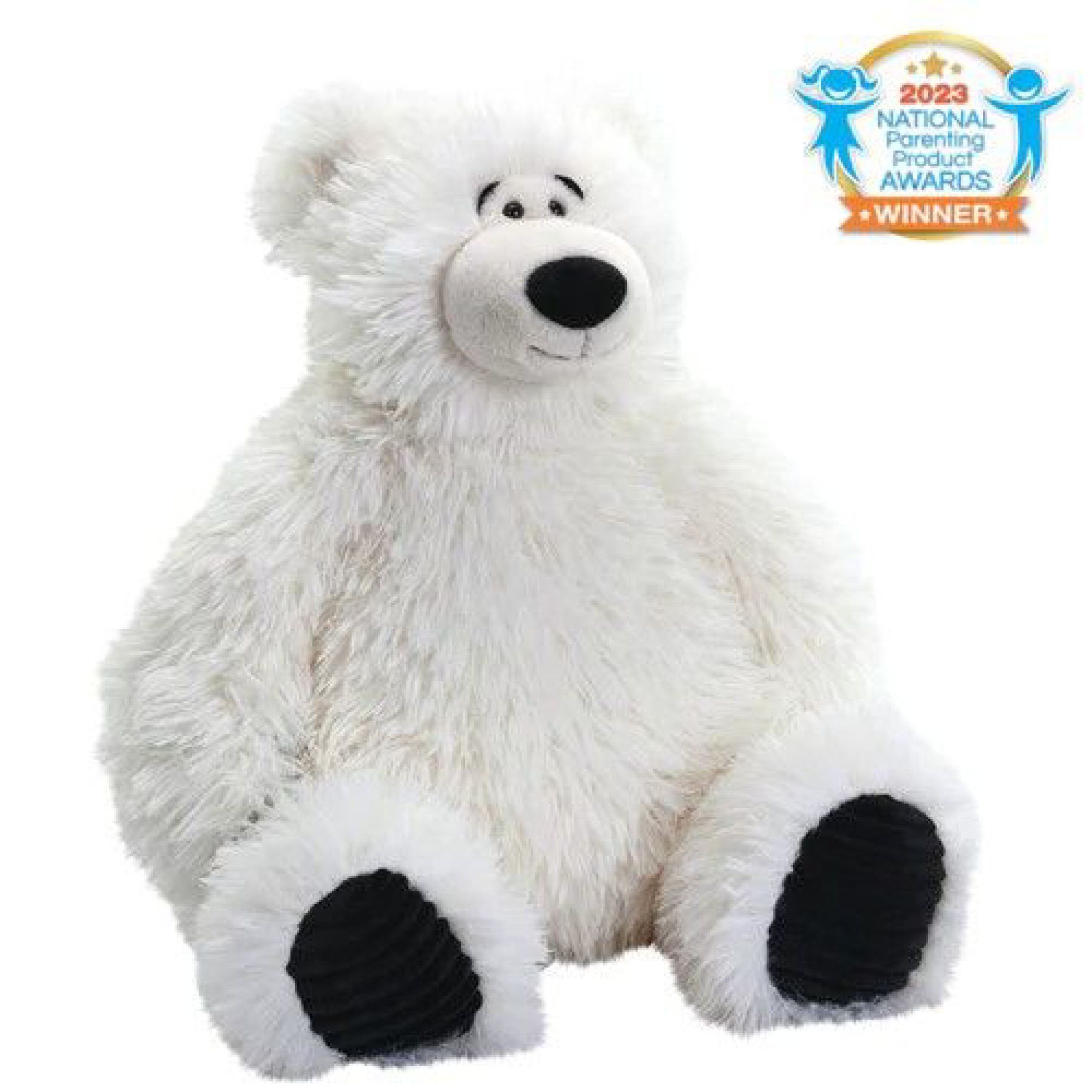 Jucarie de plus urs polar Snuggleluvs 38cm - WILD REPUBLIC 2