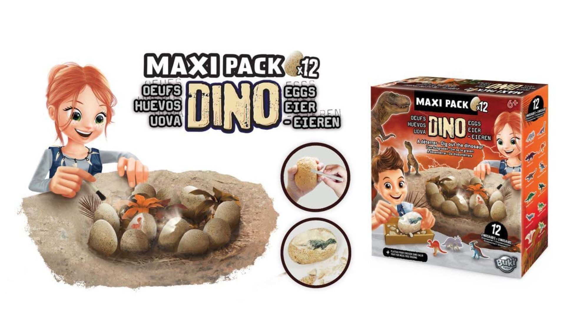 Oua Dino Mega Set x 12 - BUKI France 5