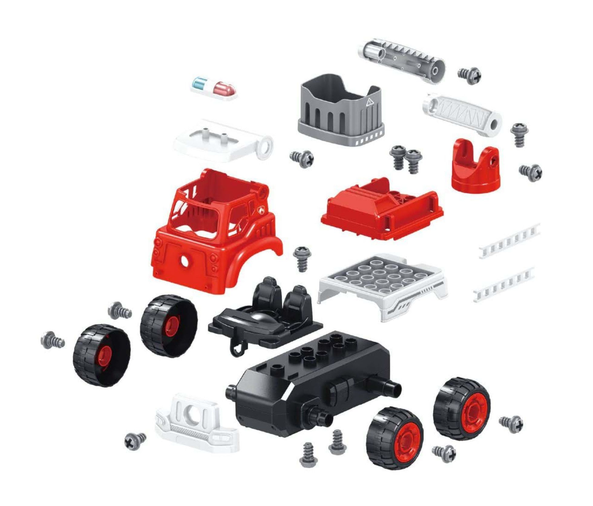 Set constructie Camion Pompieri cu radiocomanda - BUKI France 2