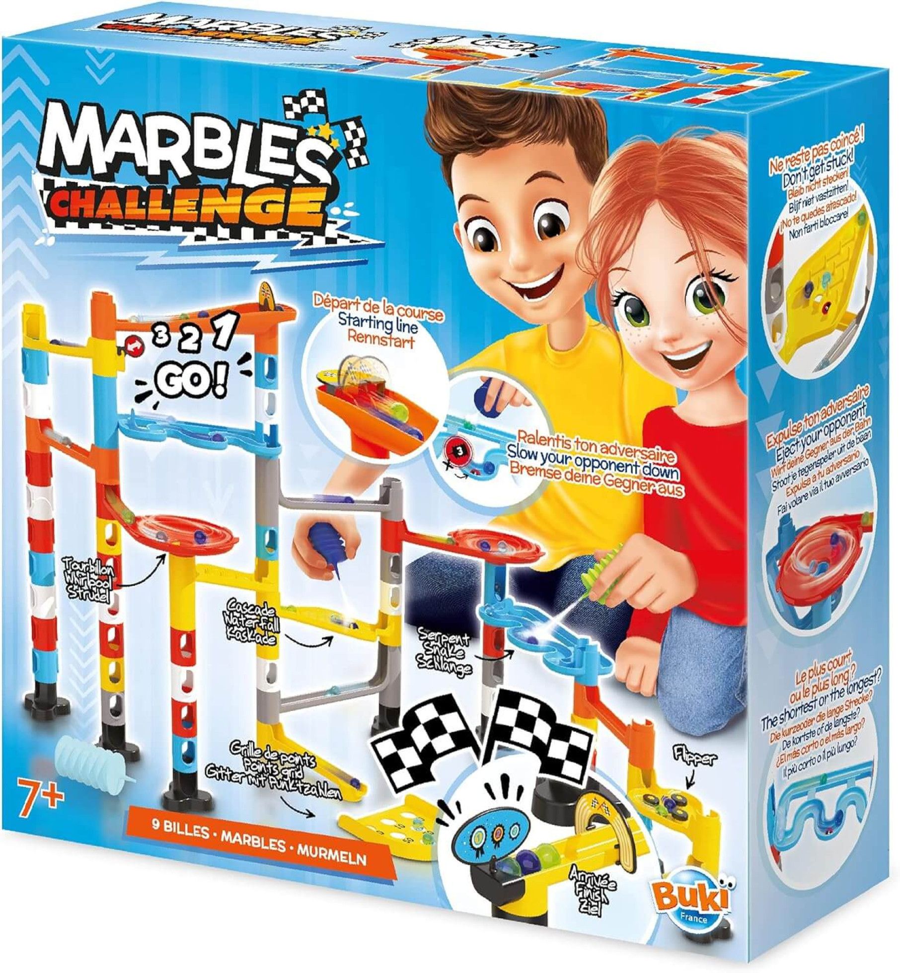 Joc de constructie cu bile Marbles Challenge - BUKI France 1