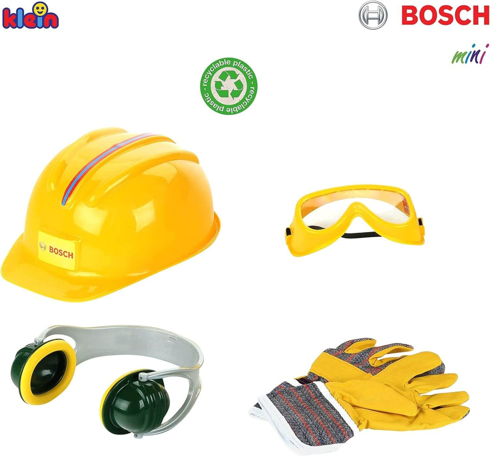 Set 4 accesorii pentru protectia muncii de jucarie Bosch - Theo Klein 5