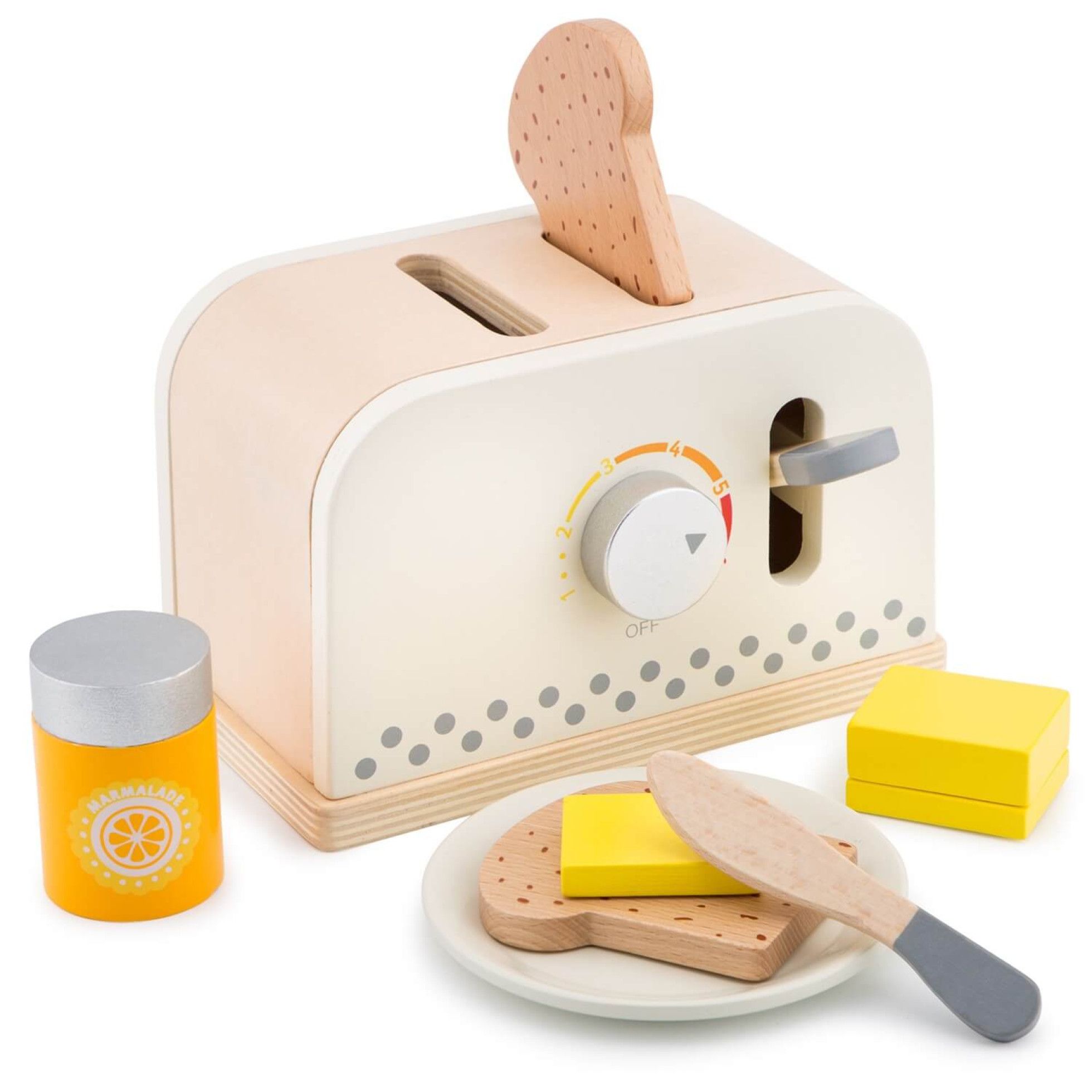 Set toaster Alb - New Classic Toys 2