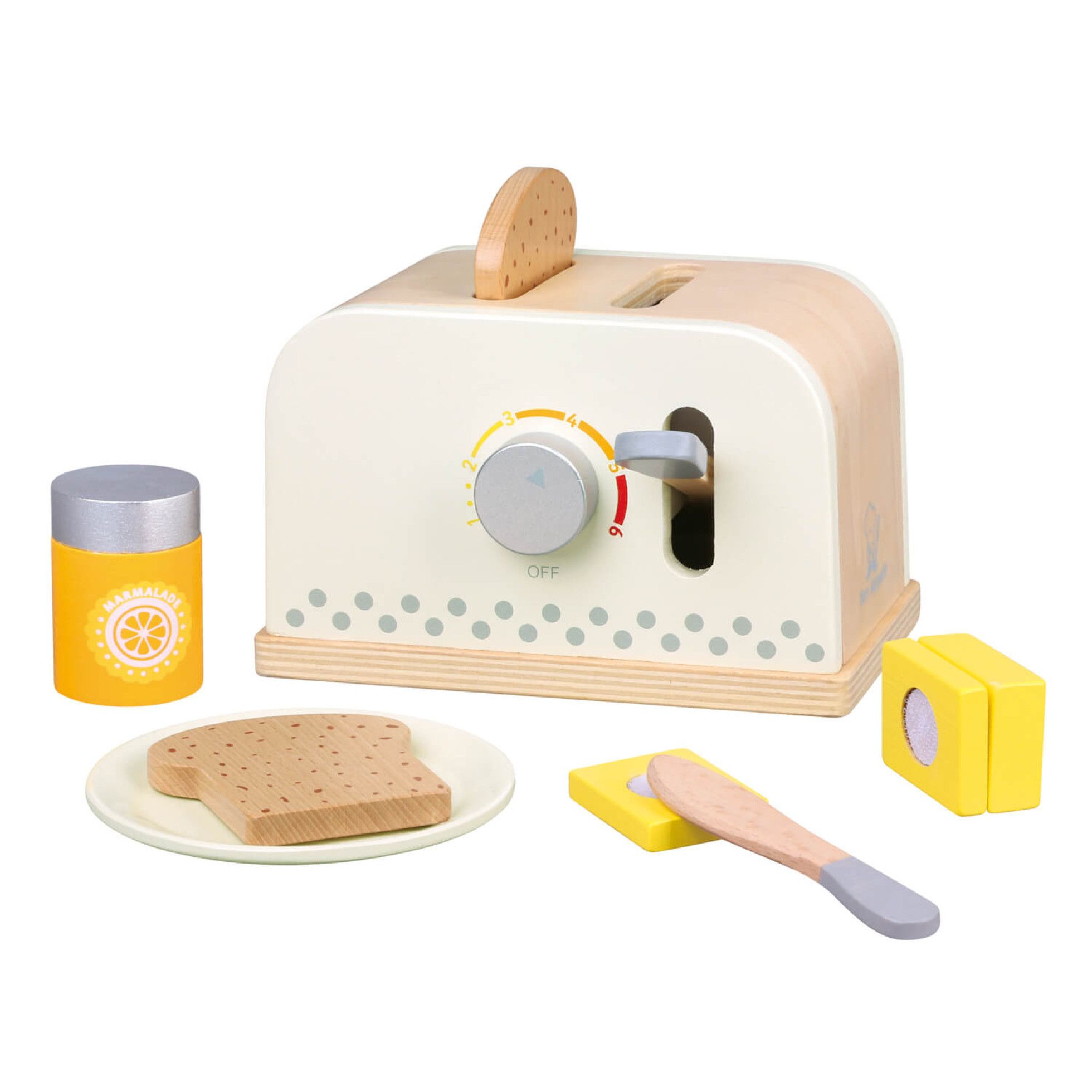 Set toaster Alb - New Classic Toys 3