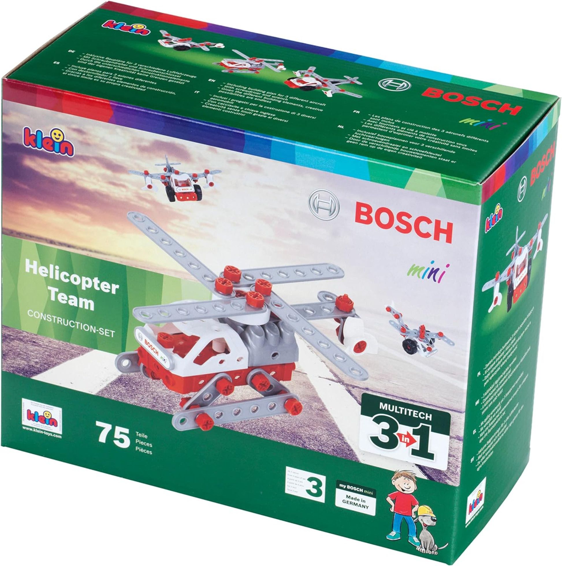 Bosch 3 in 1 Helicopter Team - Theo Klein 1