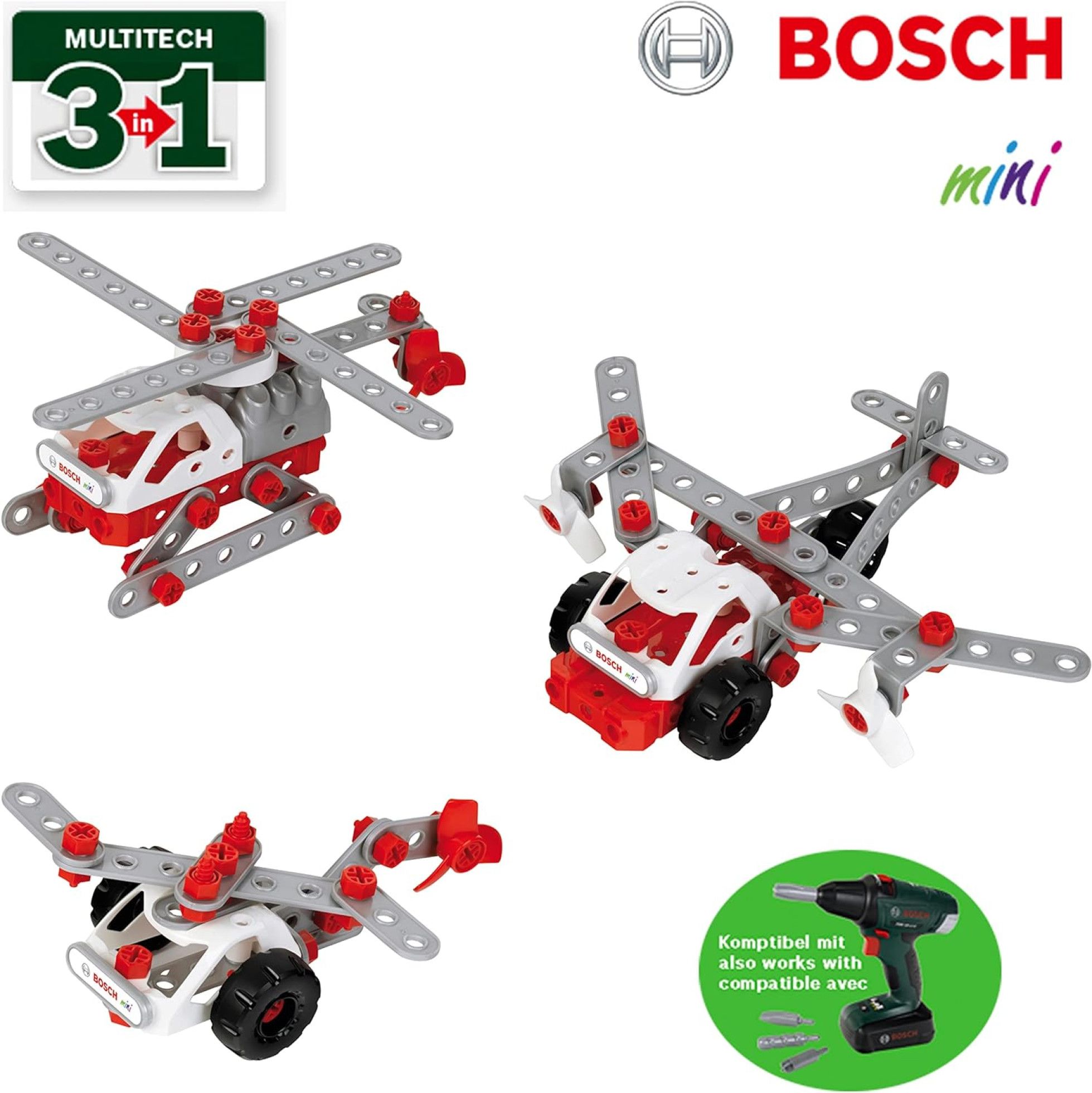 Bosch 3 in 1 Helicopter Team - Theo Klein 8