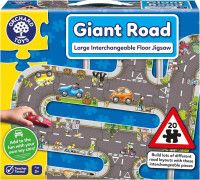 Puzzle gigant de podea traseu masini (20 piese) GIANT ROAD - Orchard Toys