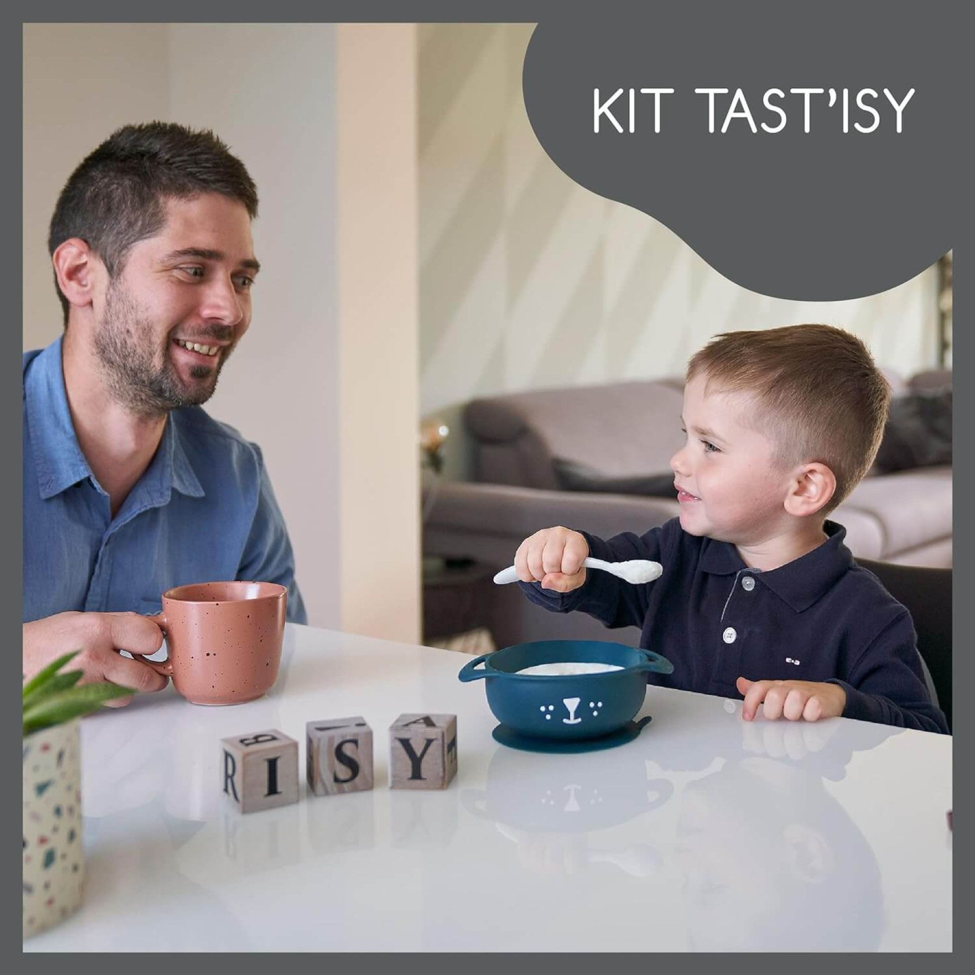 Set de hranire Taste ISY din silicon Catelus - Babymoov 8