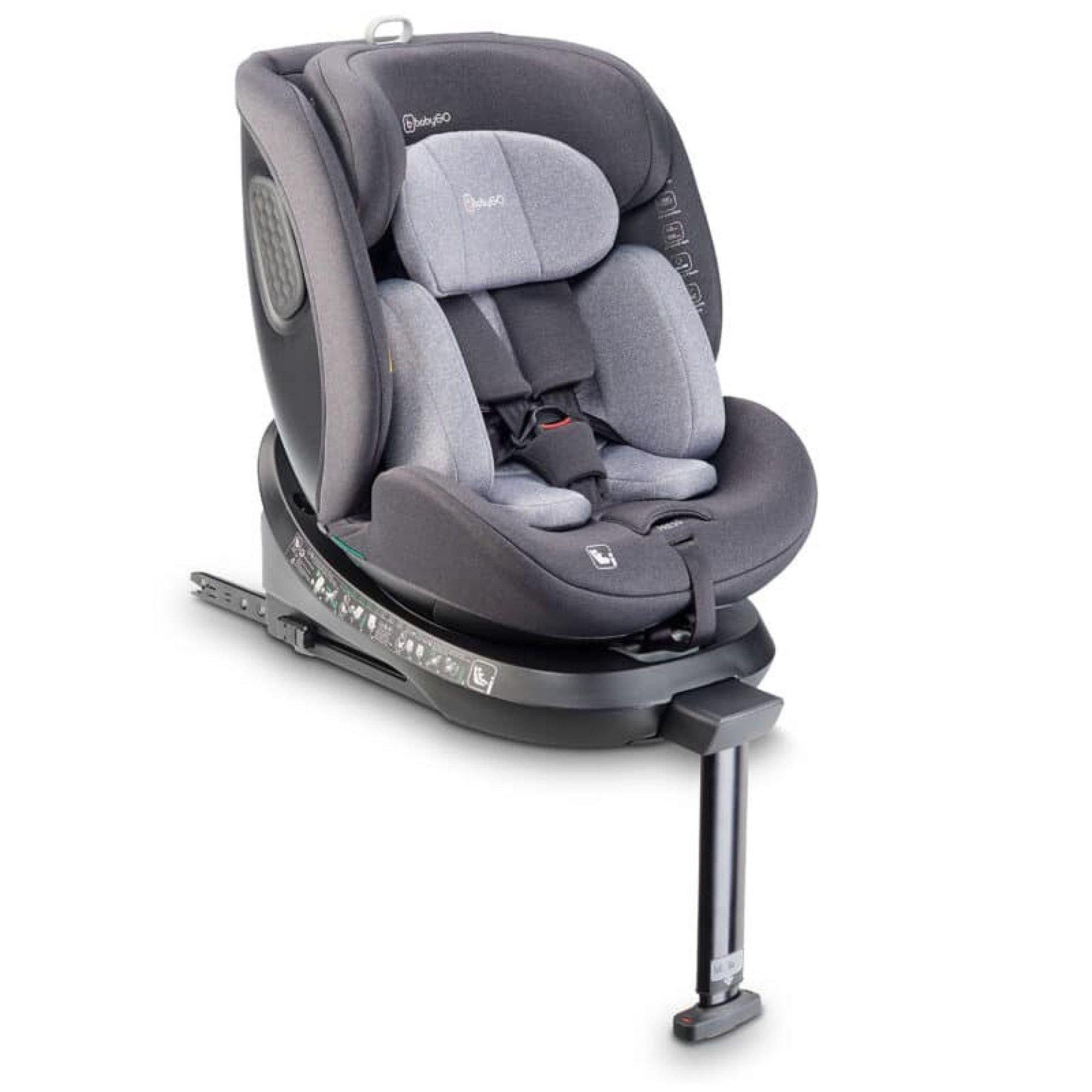 Scaun auto rotativ cu isofix MOVE360 Grey - Babygo 1