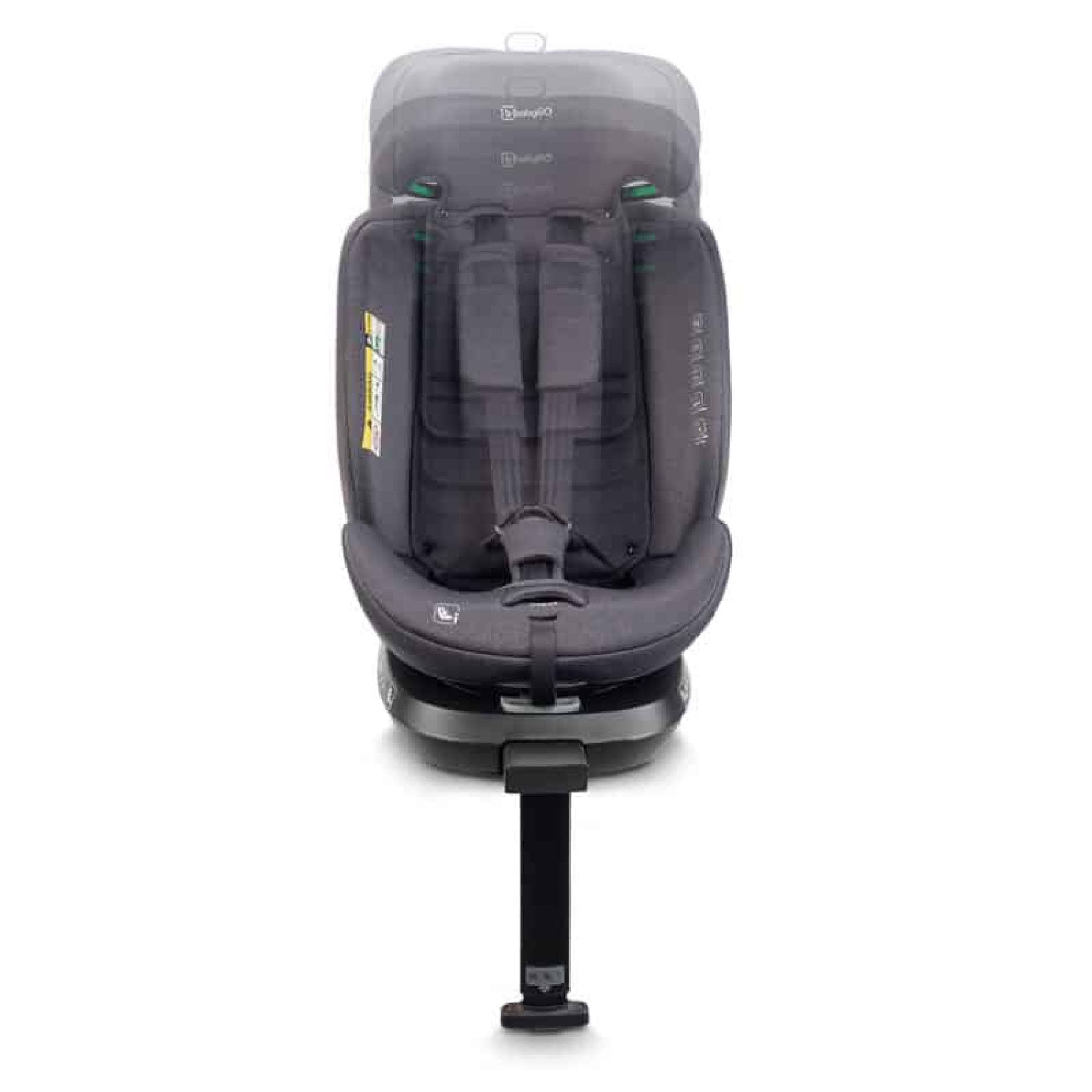 Scaun auto rotativ cu isofix MOVE360 Grey - Babygo 6