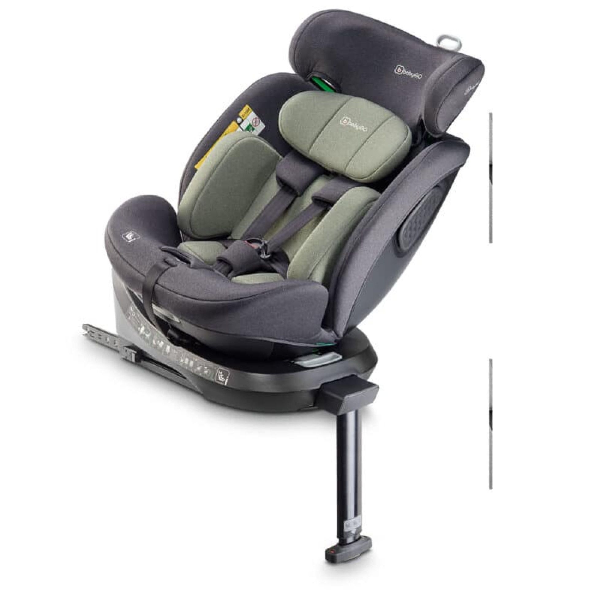 Scaun auto rotativ cu isofix MOVE360 Green - Babygo 6