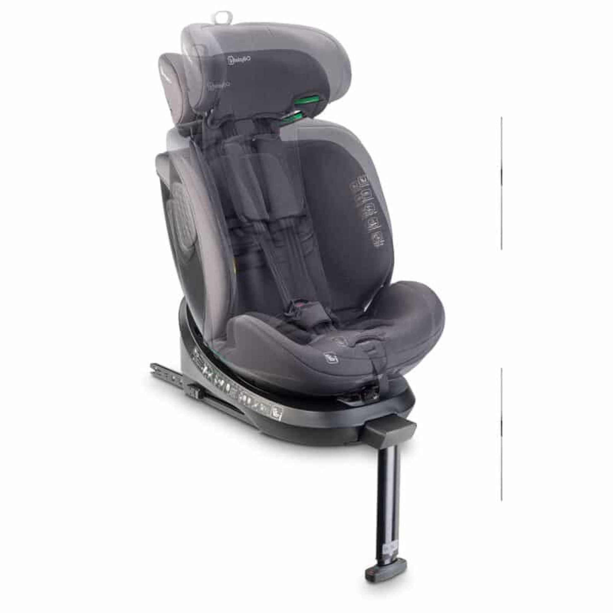 Scaun auto rotativ cu isofix MOVE360 Green - Babygo 10