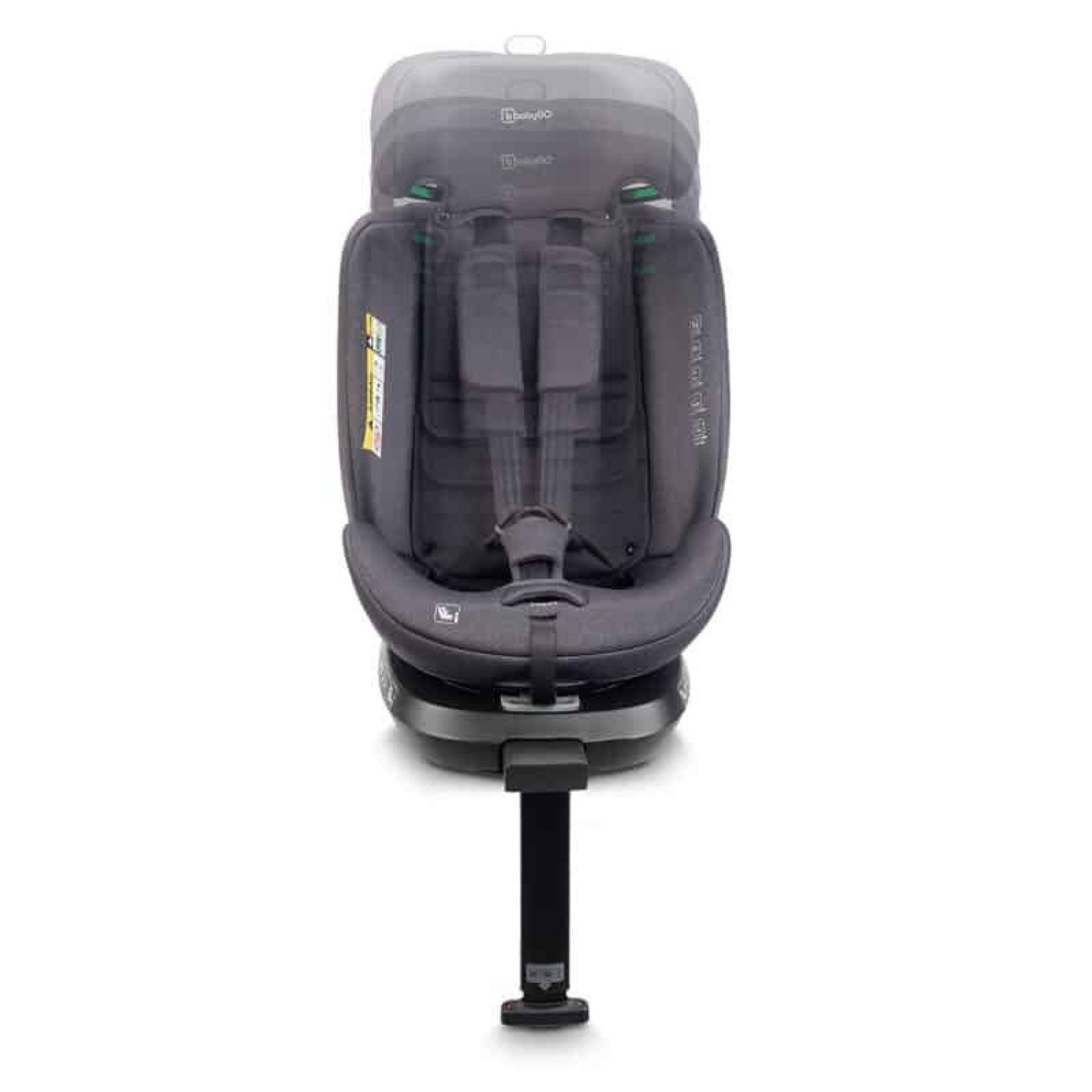 Scaun auto rotativ cu isofix MOVE360 Green - Babygo 11