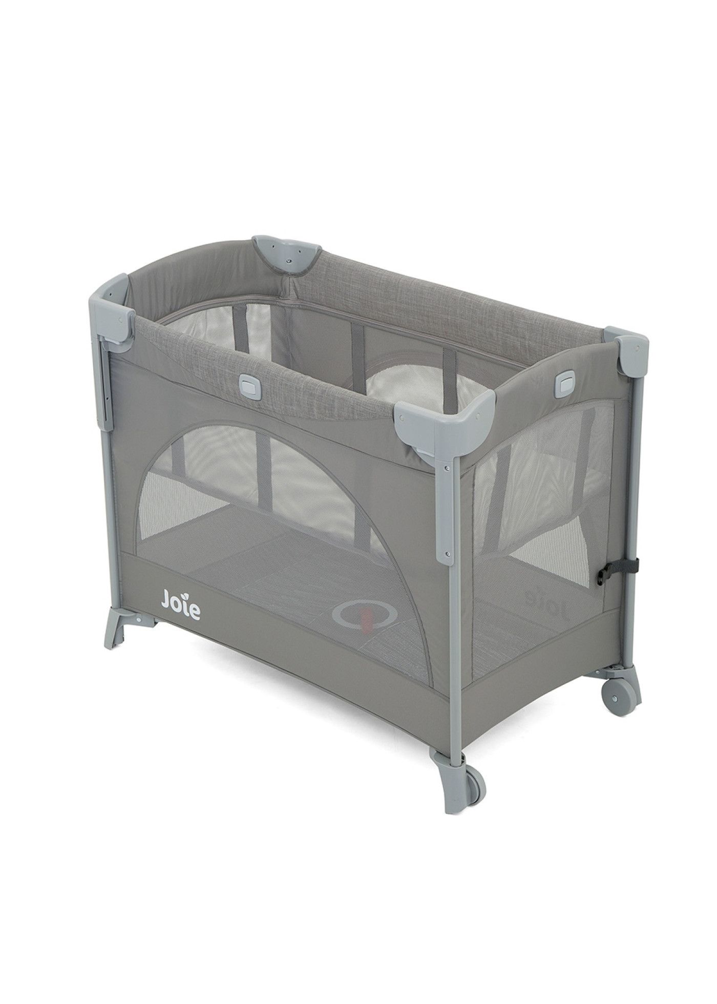 Patut pliant pentru cosleeping Kubbie Foggy Gray - Joie 5