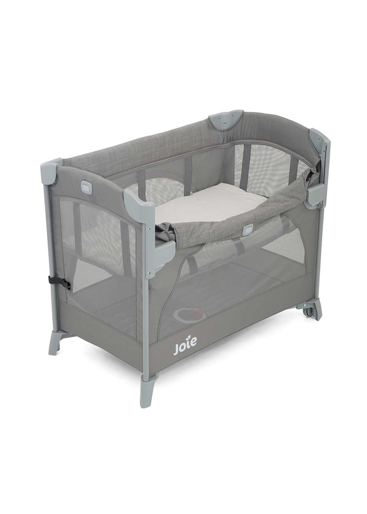 Patut pliant pentru cosleeping Kubbie Foggy Gray - Joie 8