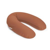 Perna mare pentru gravide si bebelusi 3 in 1 din bumbac organic Buddy Tetra Jersey Terracotta - Doomoo