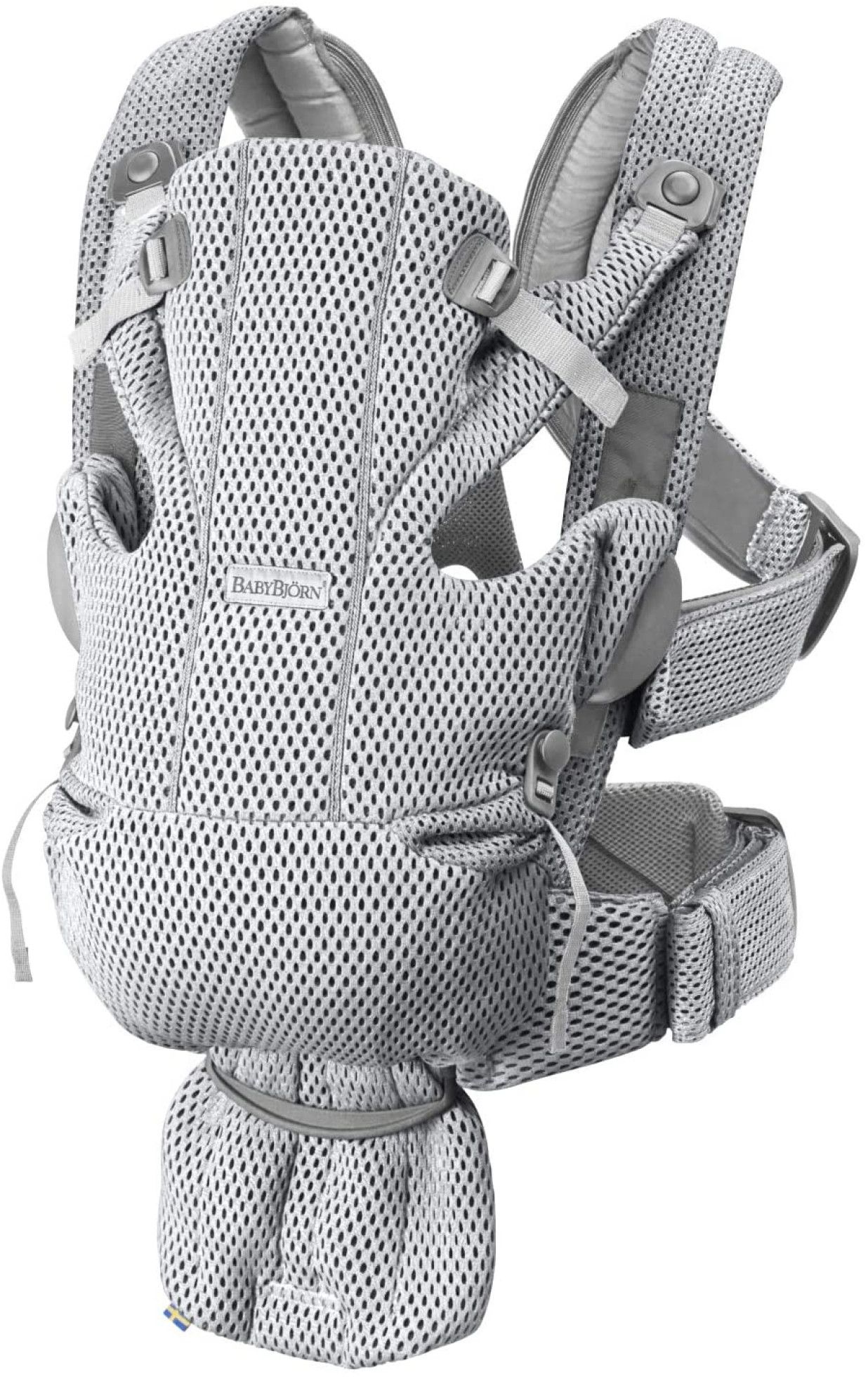 Marsupiu Anatomic One Air Black 3D Mesh - BabyBjorn 1