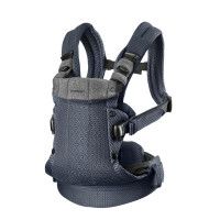 Marsupiu anatomic cu multiple pozitii de purtare, editie limitata, colectia Harmony, 3D Mesh Anthracite - BabyBjorn