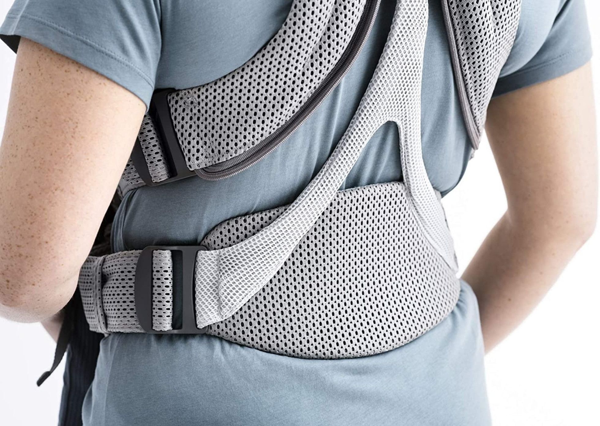 Marsupiu anatomic Move Grey 3D Mesh - BabyBjorn 7