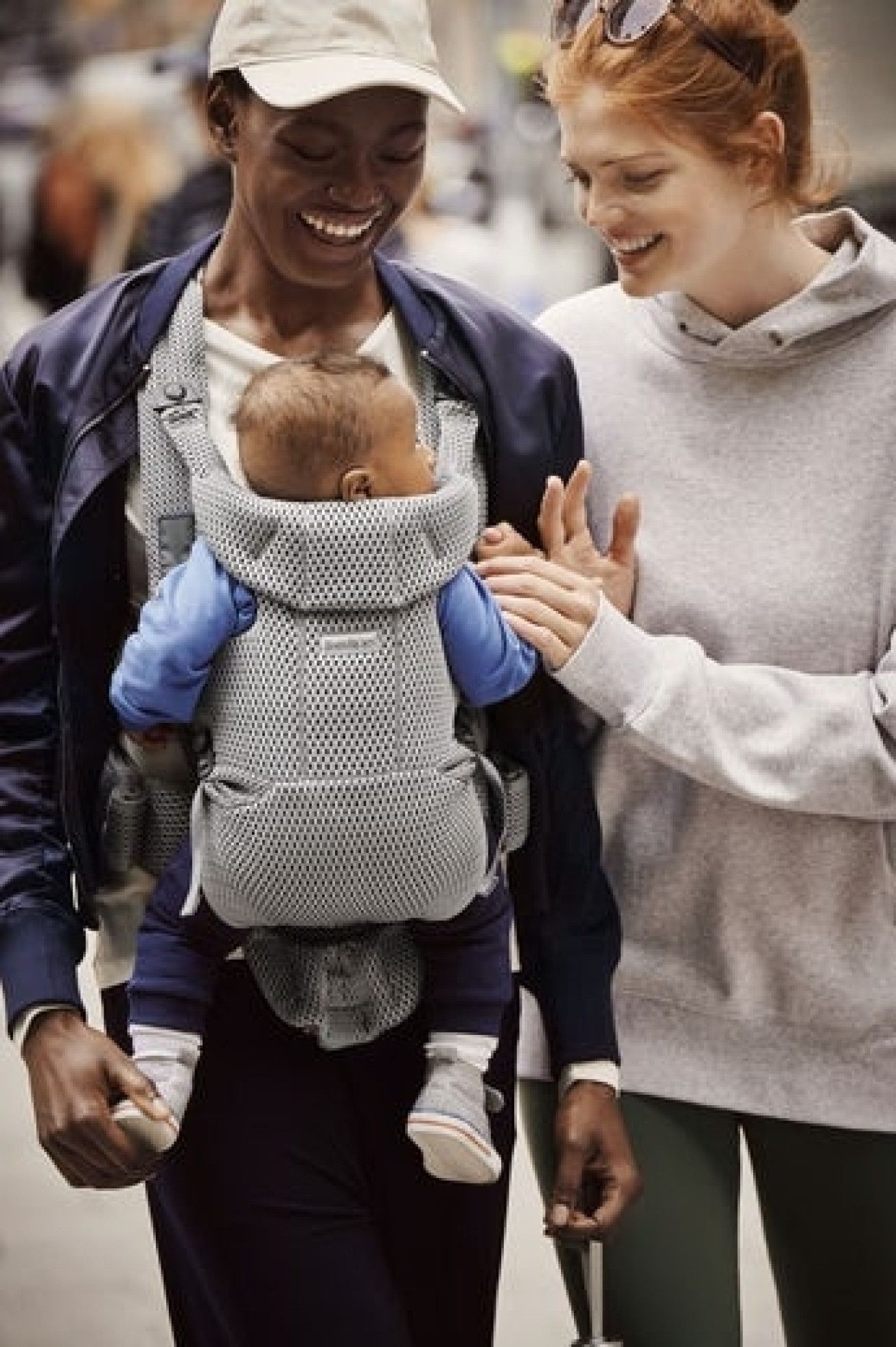 Marsupiu anatomic Move Grey 3D Mesh - BabyBjorn 5