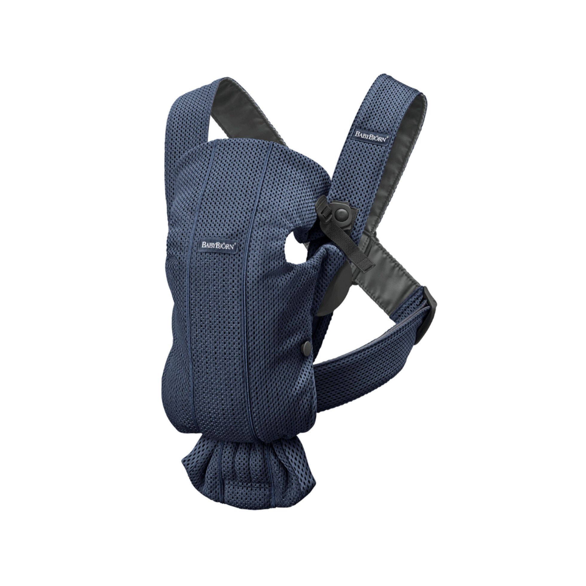 Marsupiu anatomic cu multiple pozitii de purtare Mini Navy Blue 3D Mesh - BabyBjorn 1