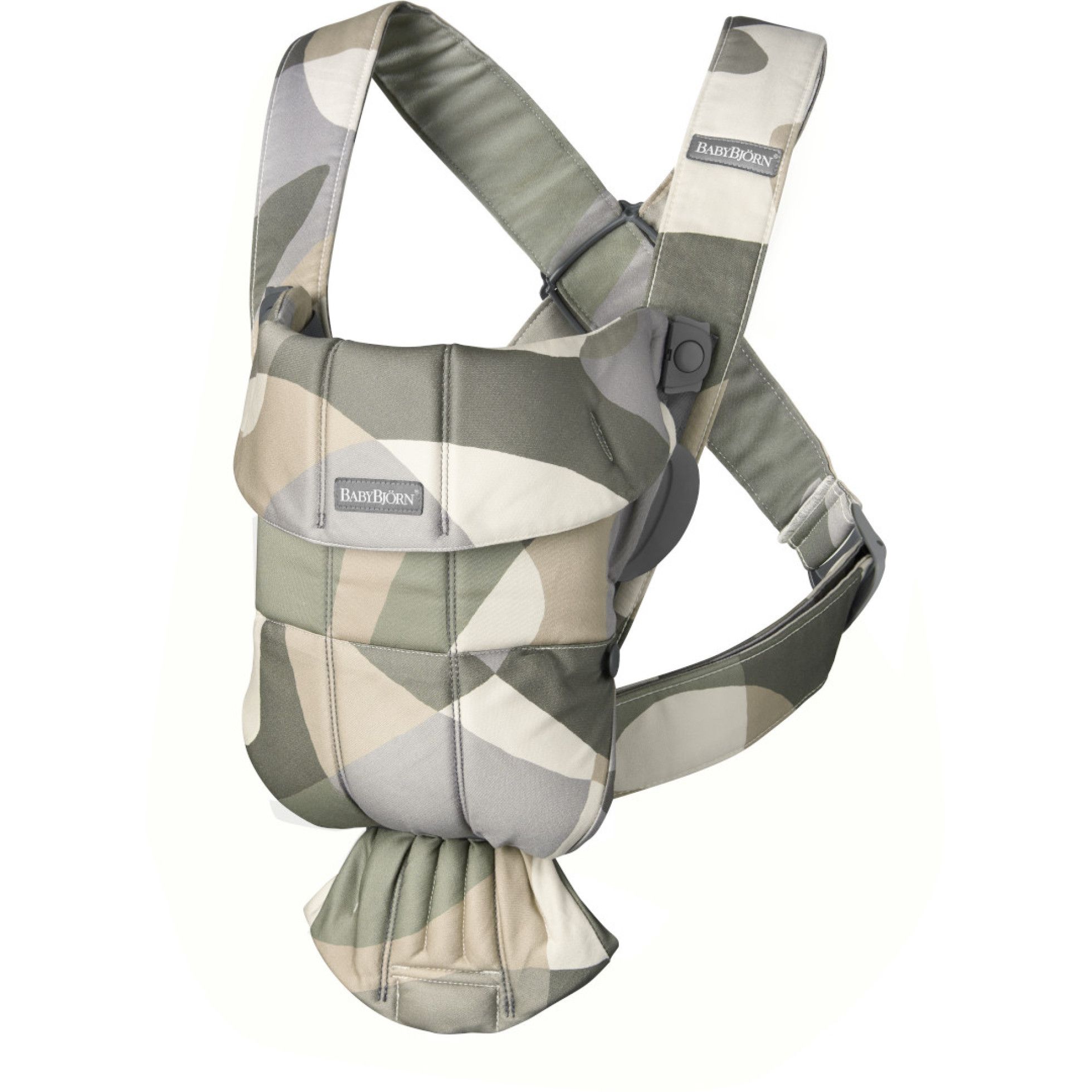 Marsupiu anatomic cu multiple pozitii de purtare Mini Khaki/Green Bumbac - BabyBjorn 2