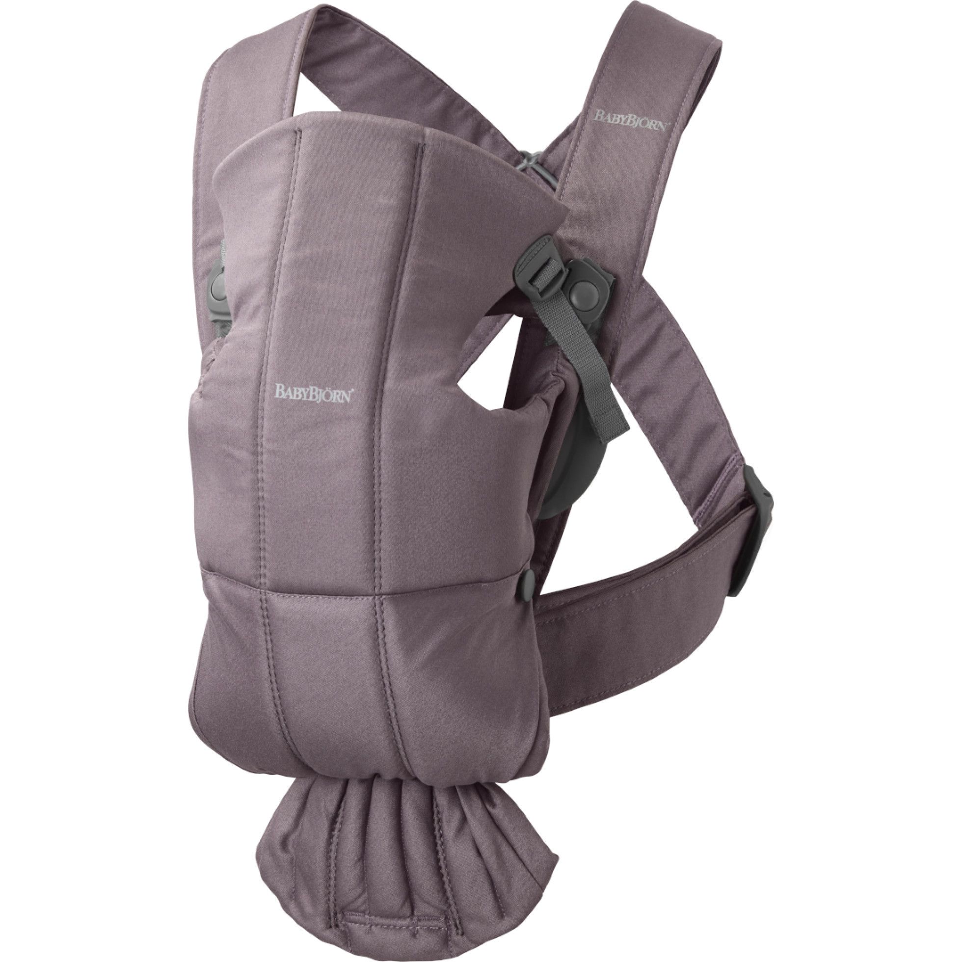 Marsupiu anatomic cu multiple pozitii de purtare Mini Dark Purple Bumbac - BabyBjorn 2