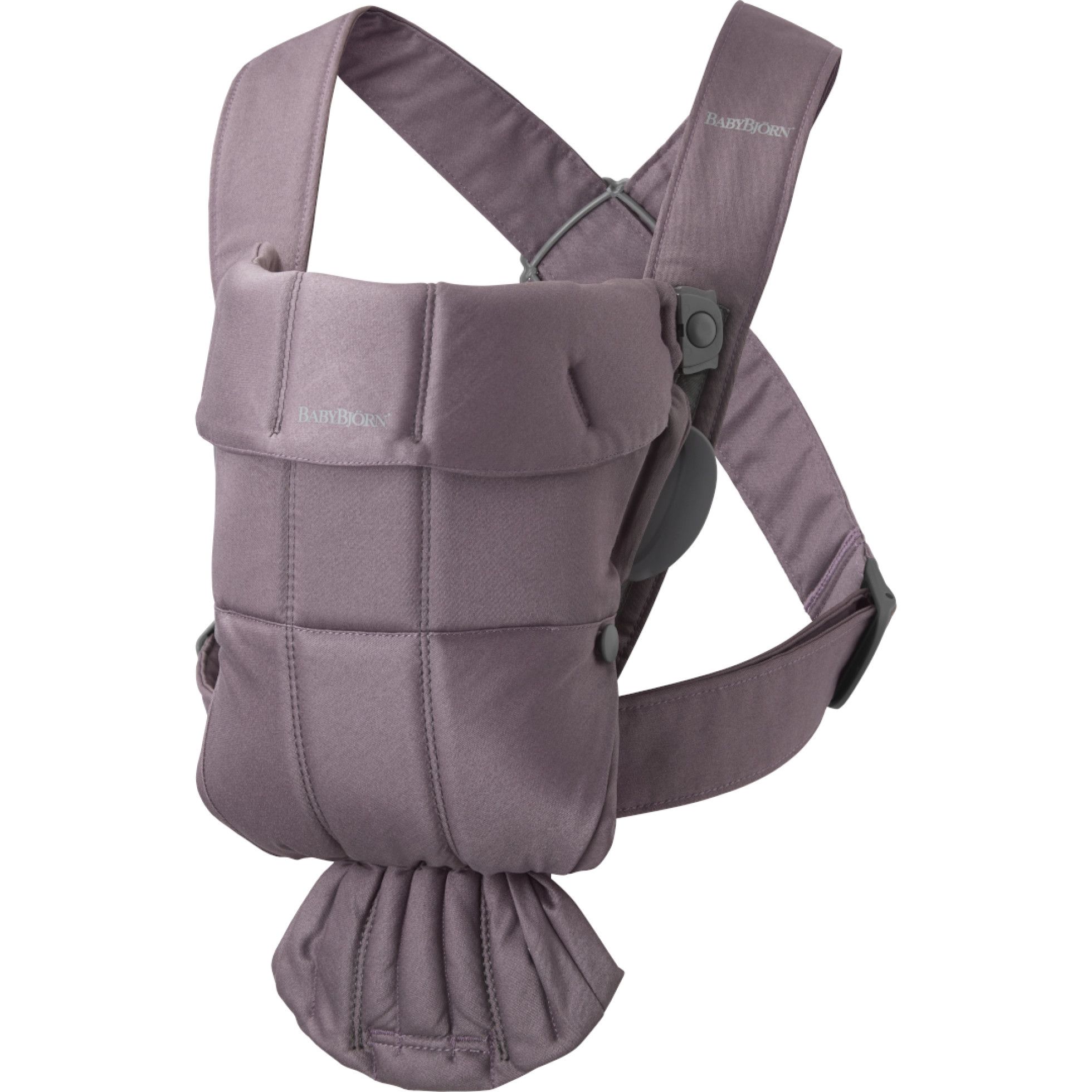 Marsupiu anatomic cu multiple pozitii de purtare Mini Dark Purple Bumbac - BabyBjorn 1