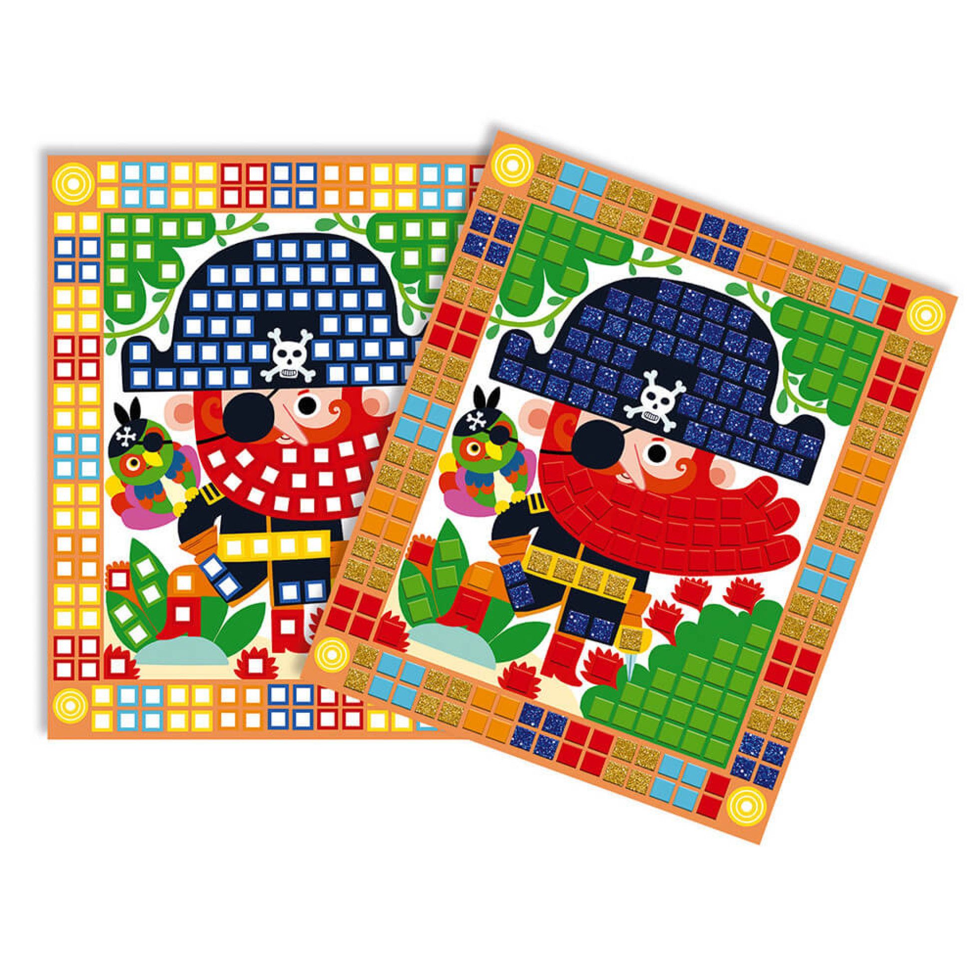 Set de creatie mosaic Pirati - Janod 5