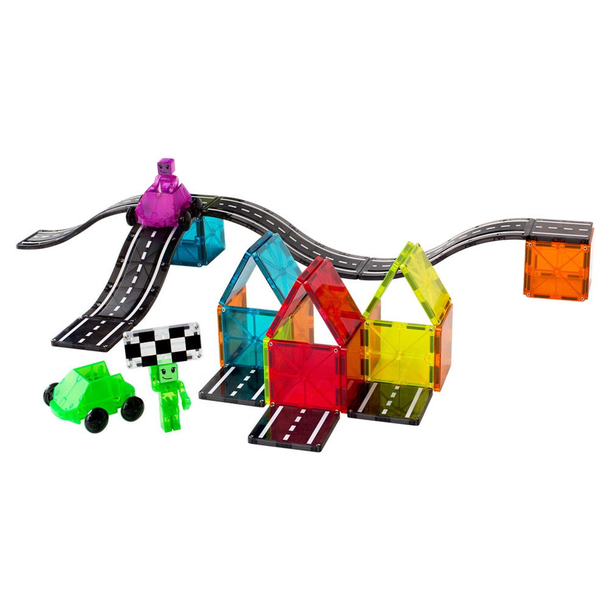 Set Magnetic Downhill Duo, 40 piese - Magna-Tiles 3