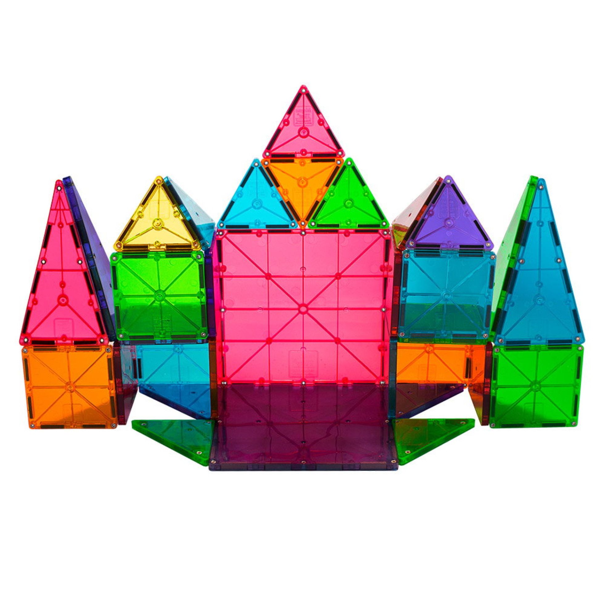 Set Magnetic Clear Colors, 32 piese - Magna-Tiles 3