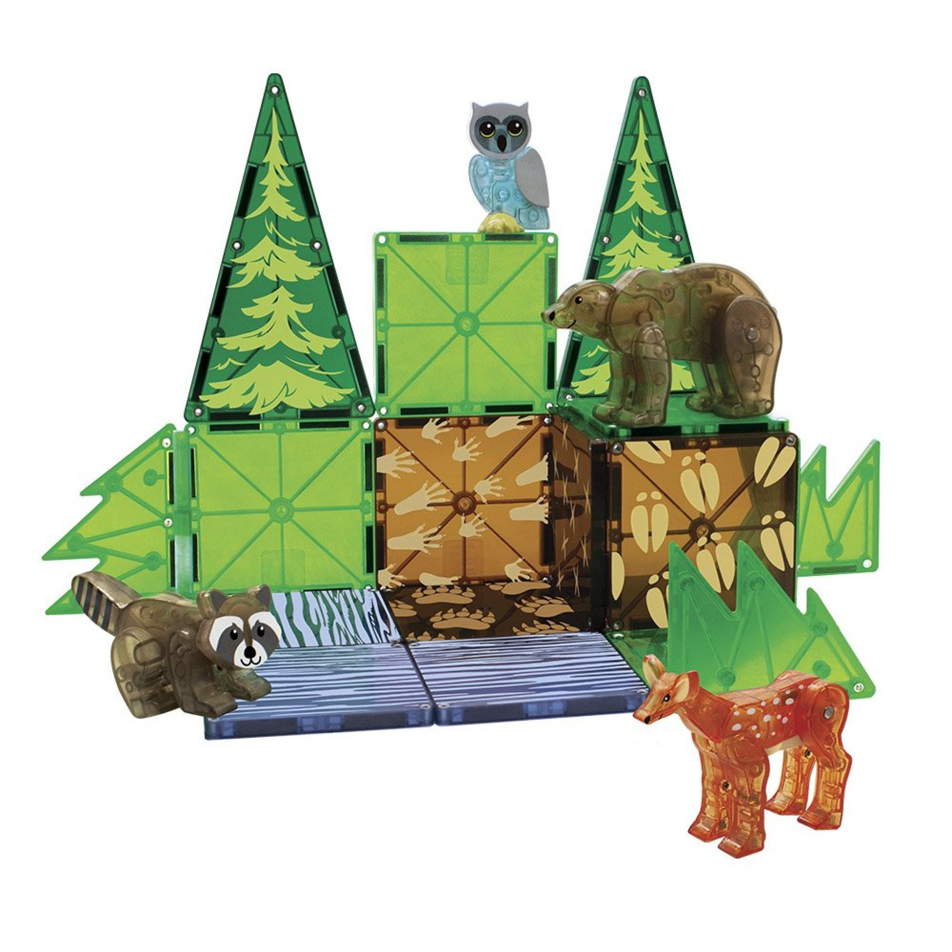 Set Magnetic Forest Animals, 25 piese - Magna-Tiles 2