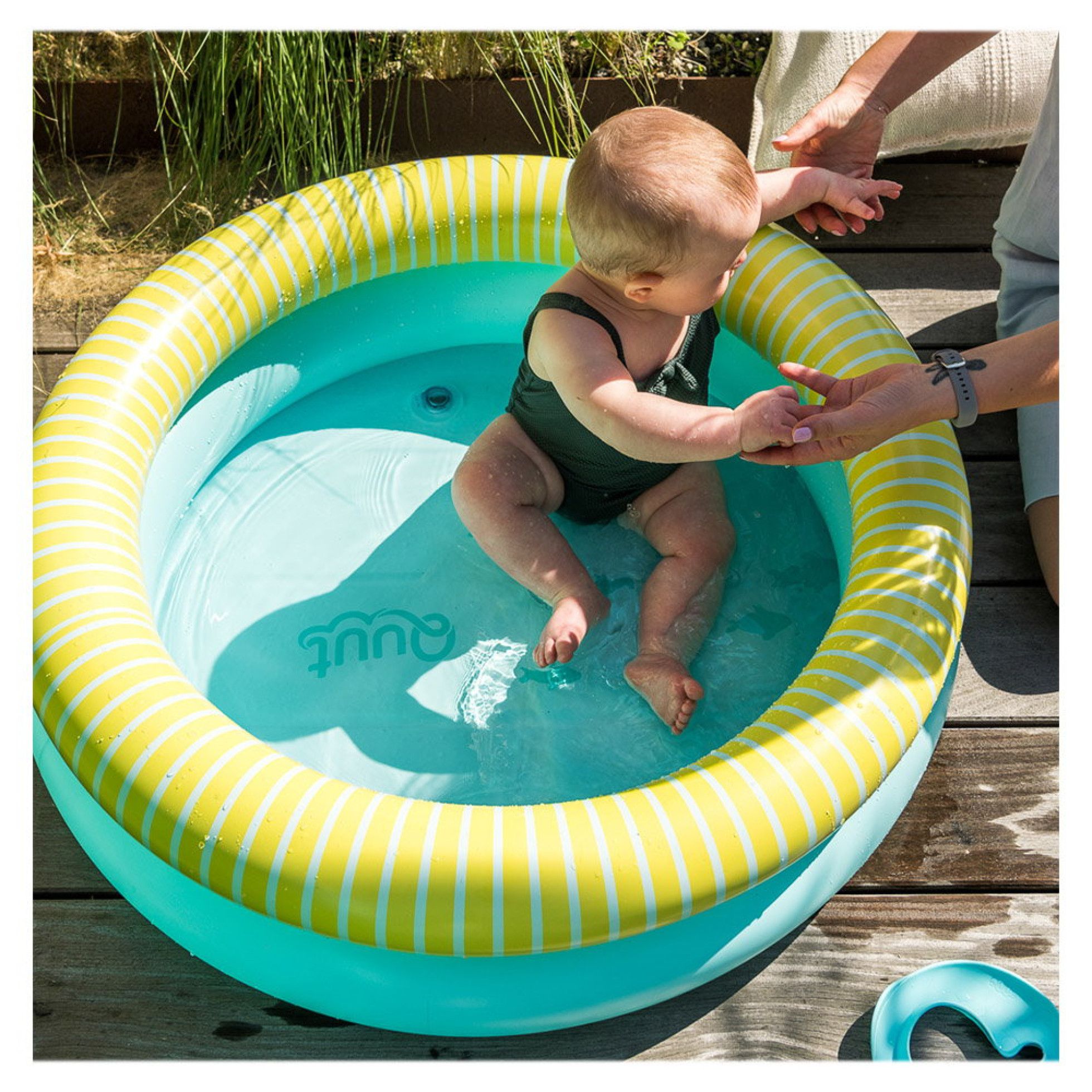 Dippy, piscina gonflabila, 80 cm, albastru, Quut Toys 4