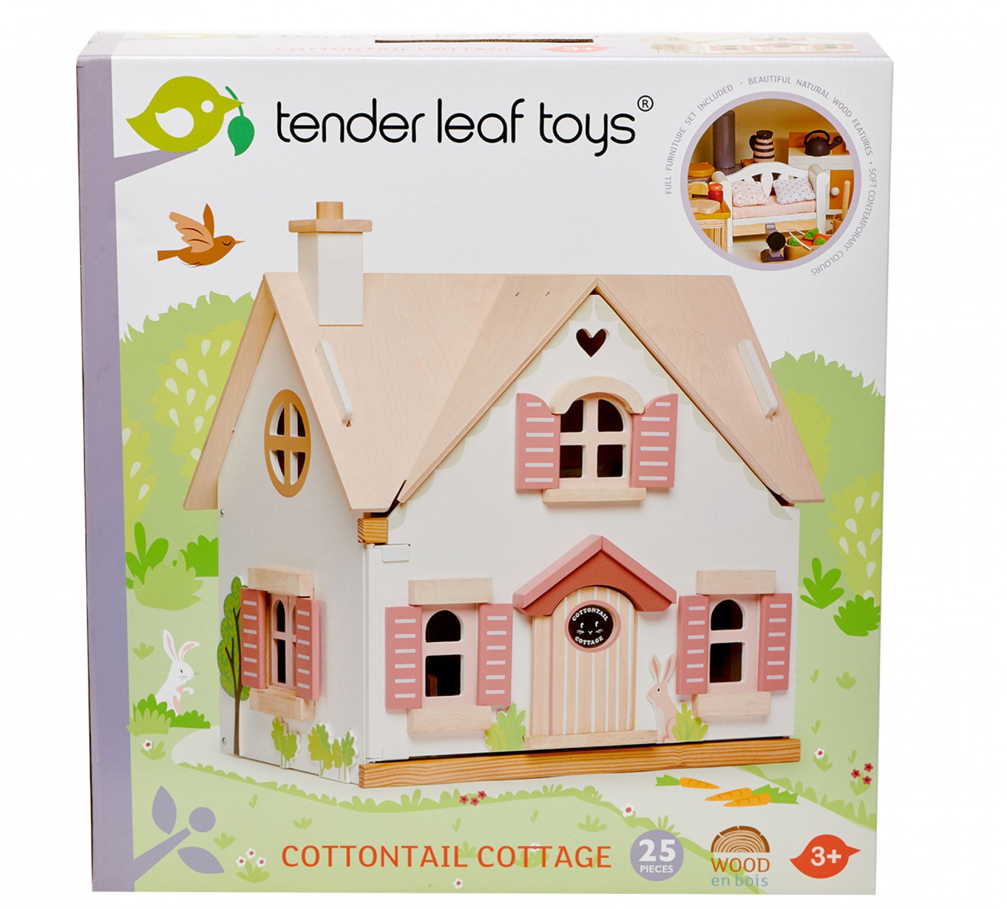 Casuta de papusi Cottontail Cottage - Tender Leaf 2